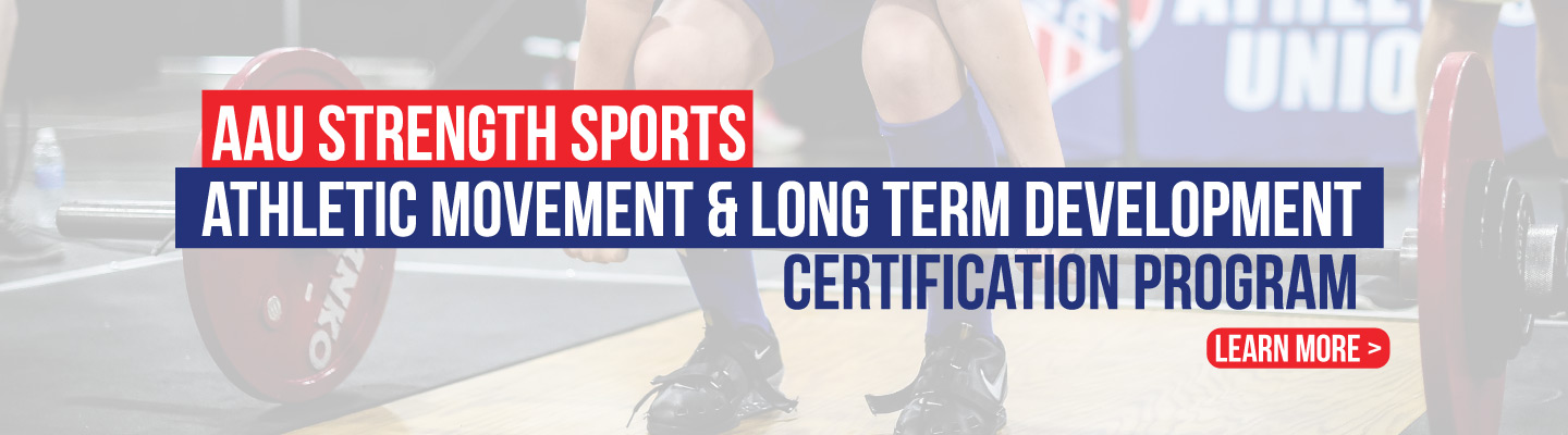 AAU Strength Sports Certification Program